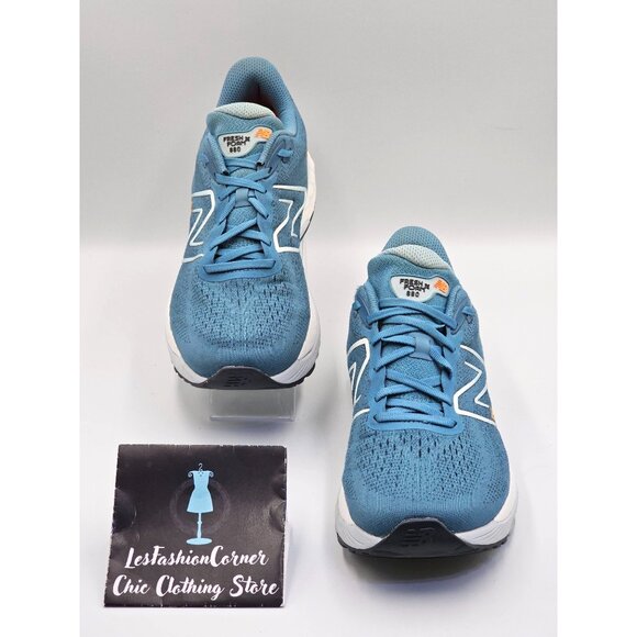 New Balance Men's Blue White Fresh Foam 880 V11 Running Athetic Shoes Sz 10 2651 - Picture 2 of 16